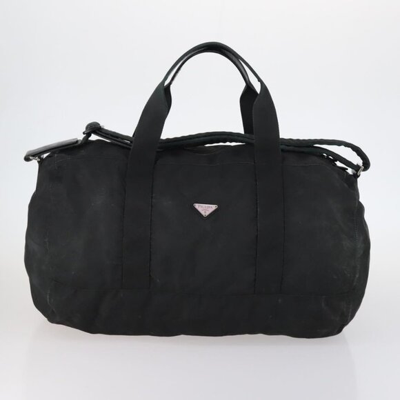 PRADA Shoulder Bag Nylon Leather 2 Set Khaki Black Auth gh1001 - Picture 2 of 16